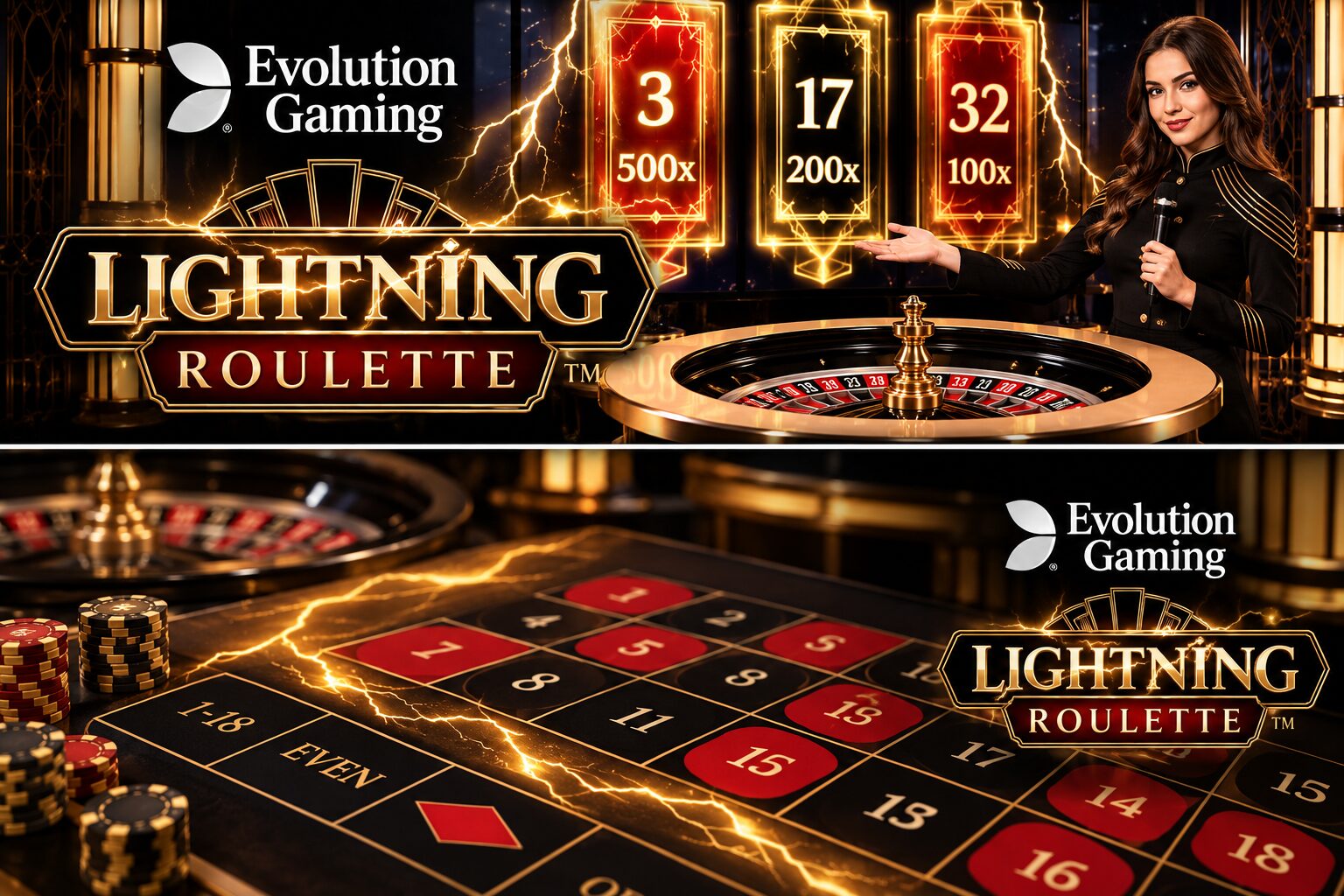 Evolution Gaming Lightning Roulette 라이트닝 룰렛 라이브 카지노 게임